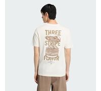 adidas Uomo Burger Flavor Graphic Shirt, off White, XXL