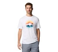 Columbia Path Lake™ Graphic Ii Short Sleeve T-shirt Bianco S Uomo