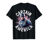 T-shirt grafica con poster spaziale di Avengers Endgame Captain America Maglietta