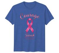T-shirt grafica Courage Sarah ottobre 2025 consapevolezza del cancro al...