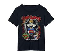 T-shirt grafica Disney Biancaneve Evil Queen Maglietta, Donna plus-size, Nero, 3X