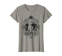 T-shirt grafica Disney Frozen Elsa Love Thaws Everything Maglietta, Donna, Ardesia, L
