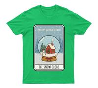 T-shirt grafica Dreams Within Reach The Snow Globe vacanze di Natale da...
