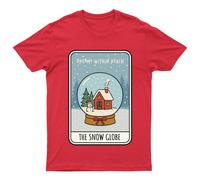T-shirt grafica Dreams Within Reach The Snow Globe vacanze di Natale da...