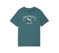 T-shirt grafica PUMA Class per ragazzi, Accessori, Verde, 7-8Y 7-8Y