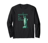 T-shirt grafica Resistance Is Not Futile Maglia a Manica