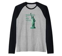T-shirt grafica Resistance Is Not Futile Maglia con Maniche Raglan