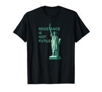 T-shirt grafica Resistance Is Not Futile Maglietta