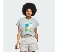 ADIDAS SPORTSWEAR Maglia funzionale 'Summer Romance' blu / verde pastello / arancione / bianco Donna ADIDAS SPORTSWEAR S