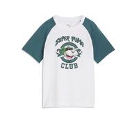 T-shirt grafica Super PUMA per bambini, Accessori, Bianco, 2-3Y 2-3Y