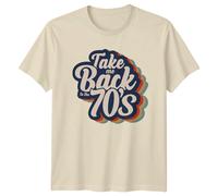 T-shirt grafica Take Me Back To The 70's Retro Nostalgic Era