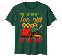 T-shirt grafica uomo donna non sei mai troppo vecchio per giocare negli...