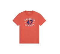 T-shirt grafica Wrangler Burnt Sienna Orange S