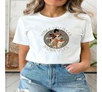 T-shirt graphic donna con parodia delle Muse di Ercole - "Tesoro, tu intendi Hunkules" T-shirt divertente con stampa mitologica L,M,S,XLGeometrico,Cuore,PianteTessuto in maglia
