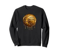 T-Shirt graphique de Basket-Ball Doré pour Les aspirants Felpa