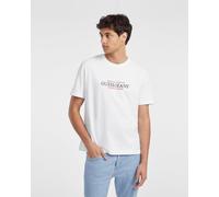 Guess, Maglietta da Uomo American Tradition, Bianco, L