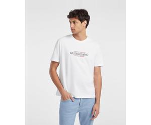T-shirt Guess American Tradition bianco nero rosso - M