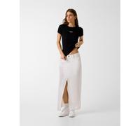 T-shirt Guess Rib Embroider Star nero donna - S