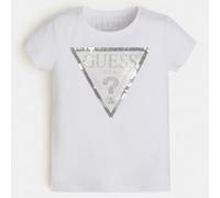 T-shirt Guess Stampa Logo Con Paillettes Bambina