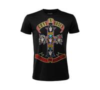 T-Shirt Guns N' Roses Appetite ufficiale maglia maglietta originale nera Rock