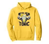 T-shirt Gym and Tonic Fun Workout per appassionati di fitness Felpa con Cappuccio
