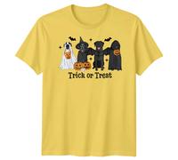 T-Shirt Halloween Labrador Retriever Cani Fantasma Regalo Spettrale...