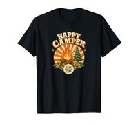 T-Shirt Happy Camper Retro Campfire Stay by The Fire Maglietta