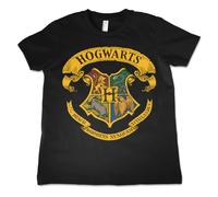 T-shirt Harry Potter - Hogwarts Crest logo Kids maglia Bambino Nera Hybris