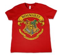 T-shirt Harry Potter - Hogwarts Crest logo Kids maglia Bambino Rossa Hybris