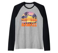T-shirt hawaiane Old School The Aloha State anni '70 Maglia con Maniche Raglan