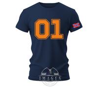 T-SHIRT HAZZARD 01 General Lee THE DUKES OF HAZZARD Bo & Luke