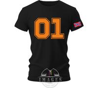 T-SHIRT HAZZARD 01 General Lee THE DUKES OF HAZZARD Bo & Luke