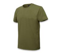 Helikon Cotone Organico T-shirt Slim Uomo Casuale Manica Corta Pianura U.S Green