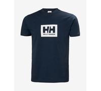 T-shirt Helly Hansen Box T 2.0 manica corta blu notte bianco - L