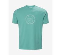 Helly Hansen Mens Core Graphic T 2.0, Verde Menta Scuro, S