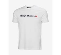 T-shirt Helly Hansen Core Graphic T 2.0 manica corta bianco puro - L