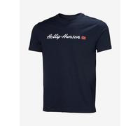 HELLY HANSEN Maglietta 'CORE 2.0' navy / bianco Uomo HELLY HANSEN S