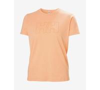 T-shirt Helly Hansen SS Tech manica corta arancione pastello donna - S