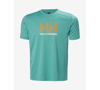 T-shirt Helly Hansen Tech Graphic 2.0 manica corta azzurro acqua - L