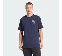 Adidas Real Madrid Heritage Heavy Cotton Short Sleeve T-shirt Blu 2XL Uomo