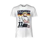 T SHIRT HOLLY e BENJI CAPTAIN TSUBASA GERMANIA SCHNEIDER 11 ORIGINALE Maglia