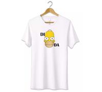 T-Shirt Homer Simpson Maglietta Blasfema Rebus DI HOMER DA Tshirt Cotone Unisex