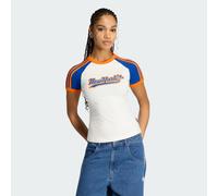 adidas Originals - T-shirt bianco nuvola con scritta New York M