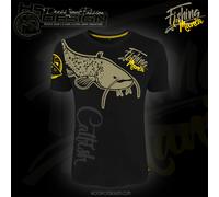 T-shirt Hotspot Design Fishing Mania "Catfish" "size XL"