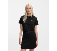 T-shirt HUGO Damacia manica corta nero rosso donna - S