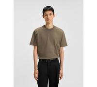 T-shirt HUGO Dapolino manica corta marrone verdastro - L