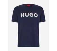 T-shirt HUGO Dulivio manica corta blu scuro bianco - S