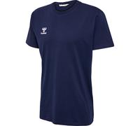 hummel Go 2.0 - Maglietta Sportiva da Uomo a Maniche Corte, per Fitness, Sport e Tempo Libero, in 100% Cotone Biologico, vestibilità Comoda, Tessuto Jersey Elasticizzato e Girocollo