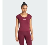 ADIDAS PERFORMANCE Maglia funzionale 'Hyperglam' rosso vino / bianco Donna ADIDAS PERFORMANCE XL-XXL