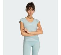 adidas Training - Hyperglam - T-shirt mini verde salvia lineare L